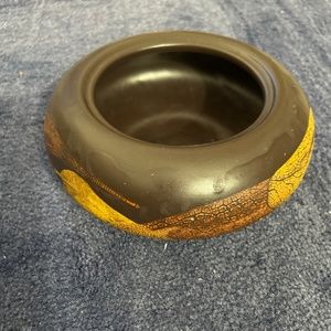Lovely Earthtone Planter- 4” W Opening, 7” W across, 2 1/2” H